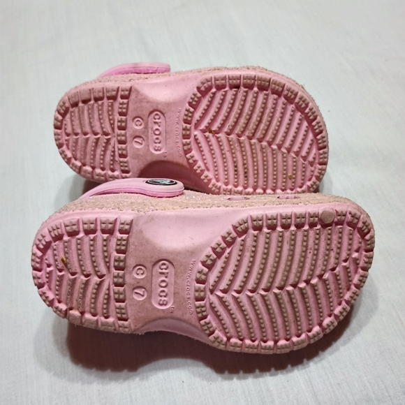 Sparkly Pink Toddler Crocs - Picture 5 of 5